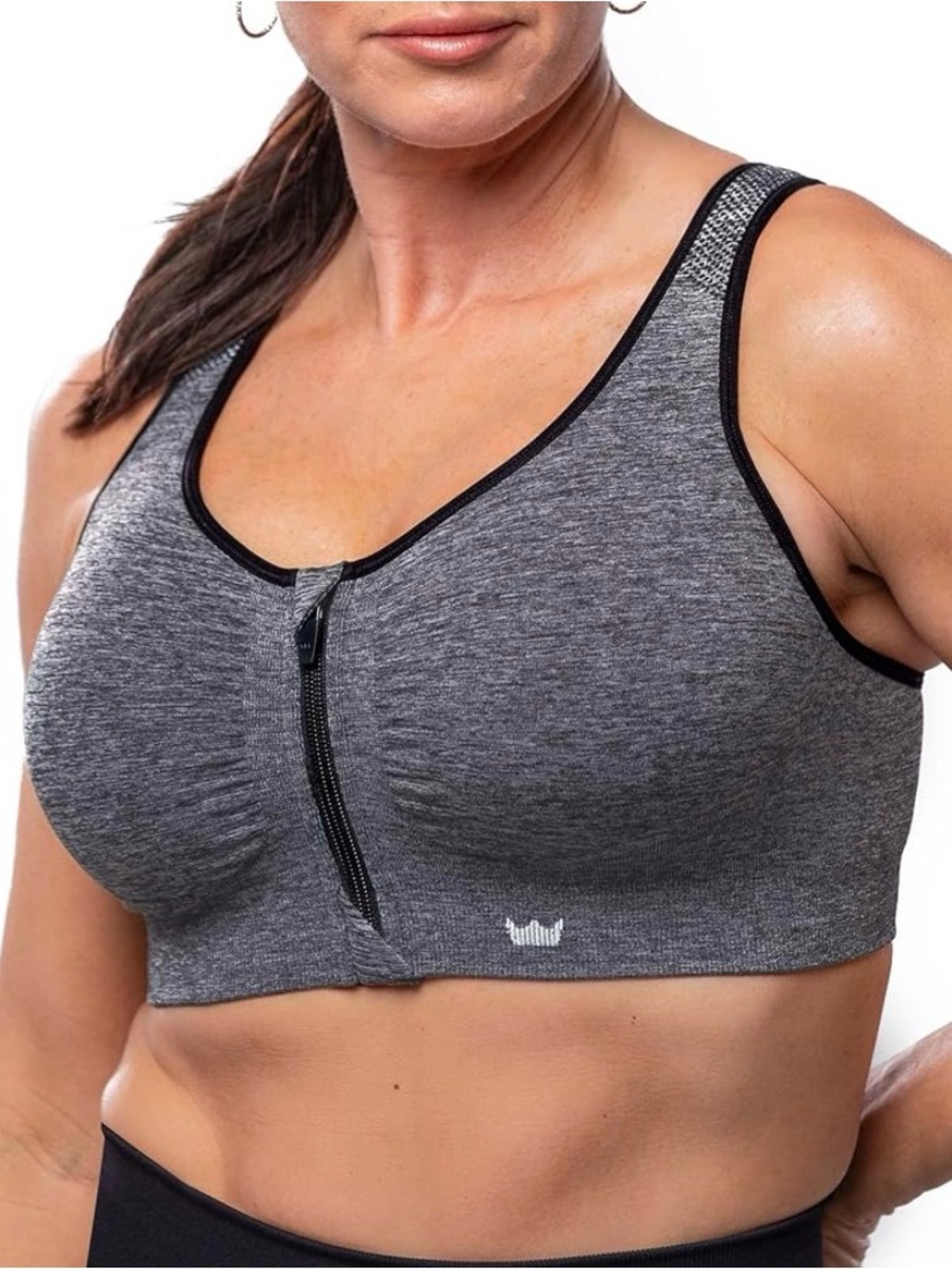 SHEfit Lounge Bra Graphite Gray size 2Luxe EXCELLENT!